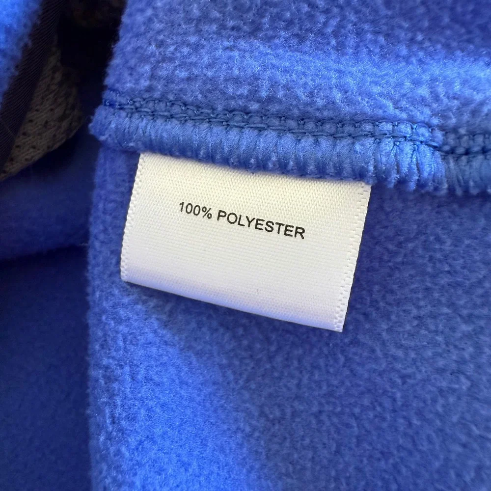 Peter Millar Mens Quarter Zip Fleece Pullover Blue MF21EZ38 Small